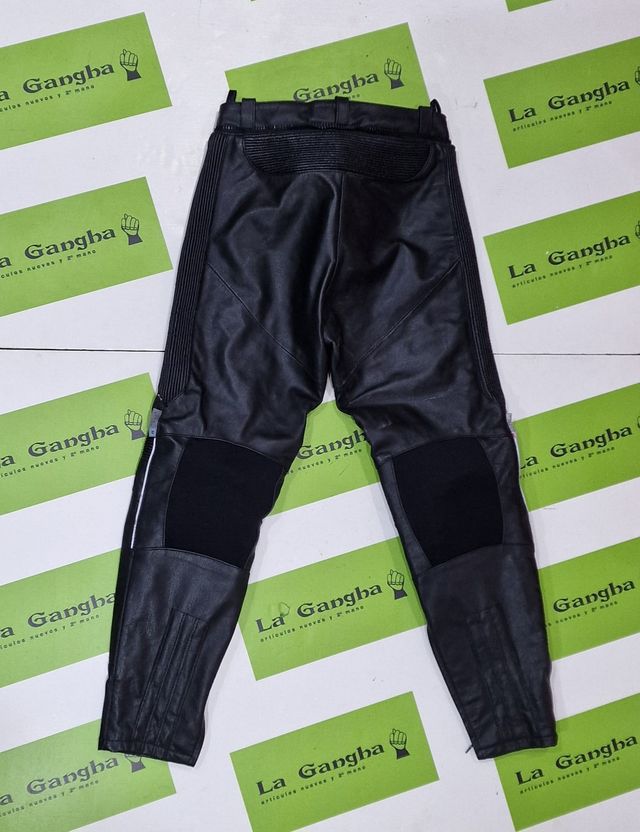 Pantalón Motorista Cuero Louis 3M.  Talla 38 S.   