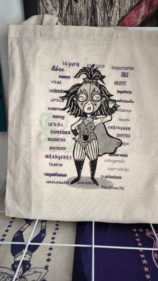 💜bolsa tote bag feminista 💜