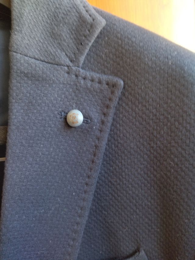 Americana Massimo Dutti algodón extrafino