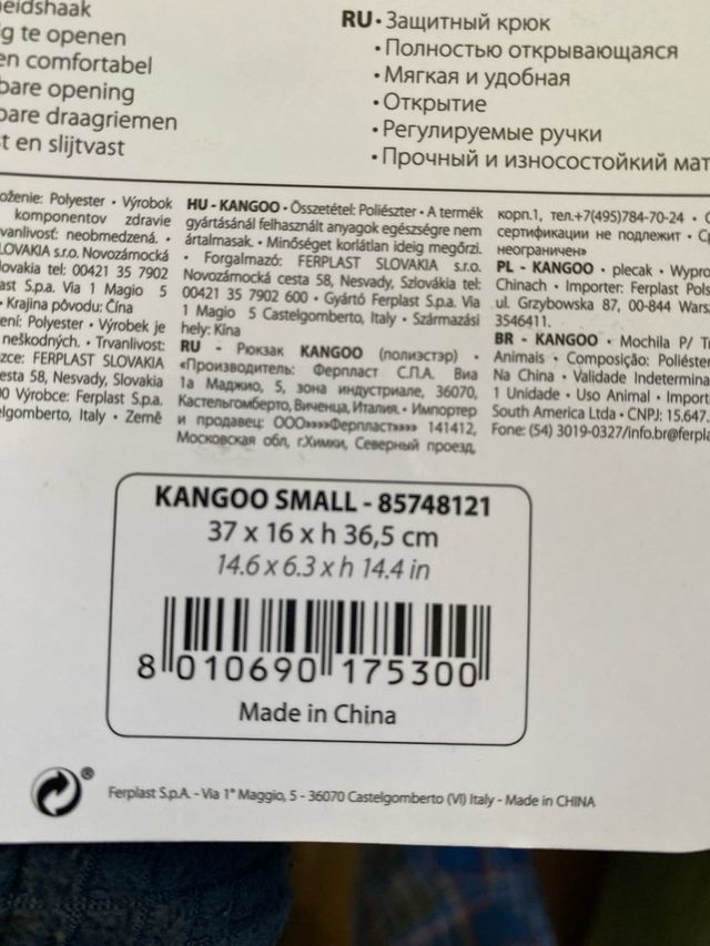 Mochila Transportin Perro