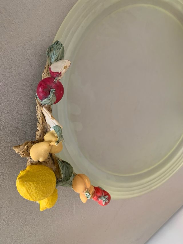 Vassoio in vetro con manici particolari