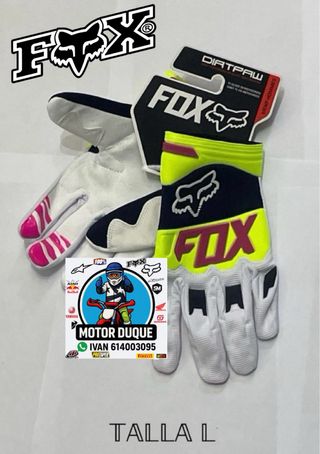 Guantes Fox talla L motocross,enduro quad y mtb