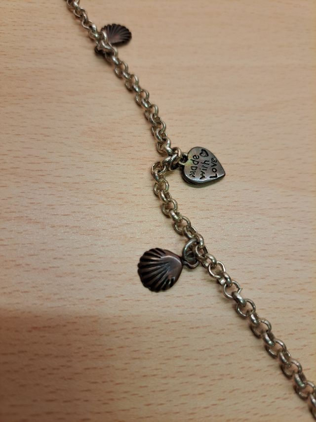 Collana lunga con scritta "It's a girl" per mamma