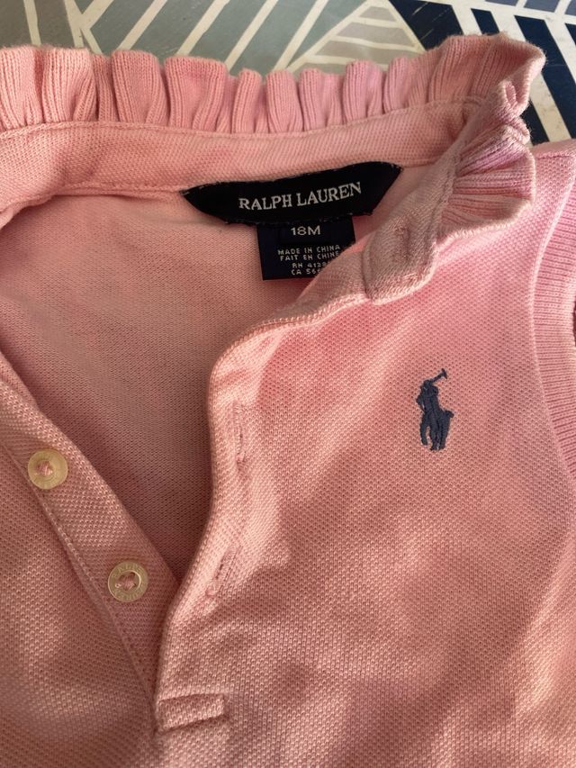 Vestido ralph lauren polo 18m