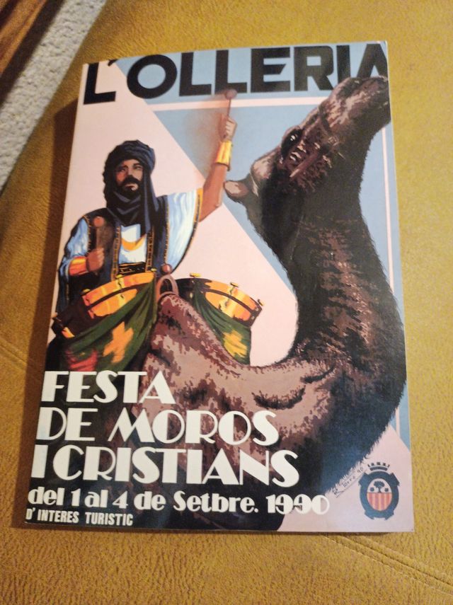 Libro Fiestas Olleria 1990 colección, nostalgicos