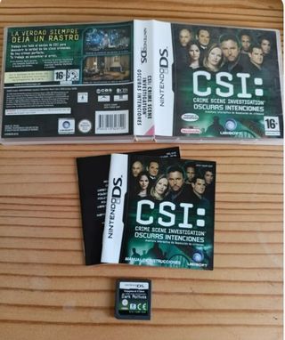 CSI Oscuras intenciones Nintendo DS