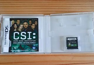 CSI Oscuras intenciones Nintendo DS