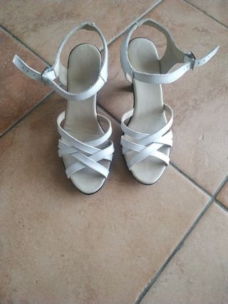 Sandali donna bianchi 