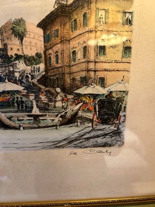 Stampa con cornice Roma