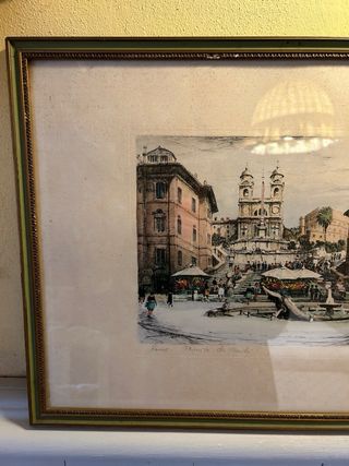 Stampa con cornice Roma