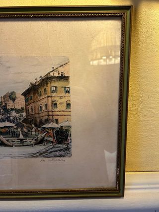 Stampa con cornice Roma