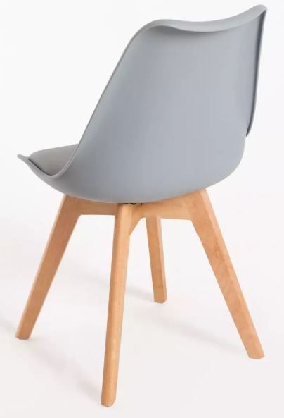 Mesa extensible + 6 sillas Blanca nordica