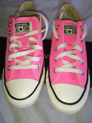 Converse rosa fosforito 36,5 