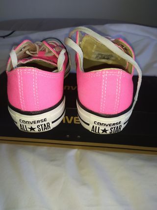 Converse rosa fosforito 36,5 