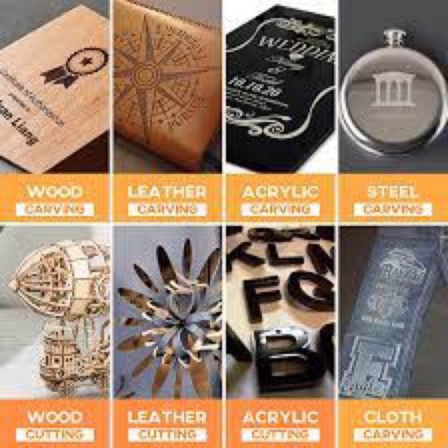 Cortadora grabadora laser