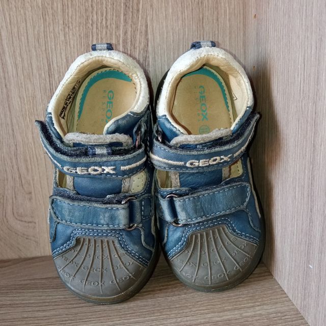 Sandali GEOX, blu, beige e bianchi, numero 21