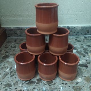 vasos de barro
