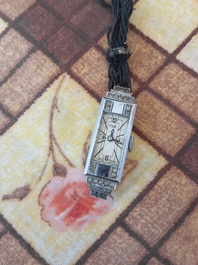 Orologio vintage Made Swise Flore argento 0,925