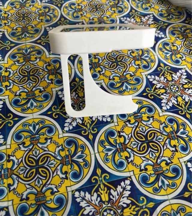 Specchio con supporto e luce