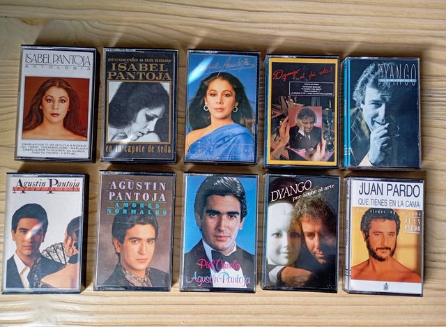 Casetes. Isabel y Agustín Pantoja.