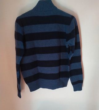Jersey azul con rayas