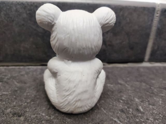 Soprammobile orsetto azzurro bianco