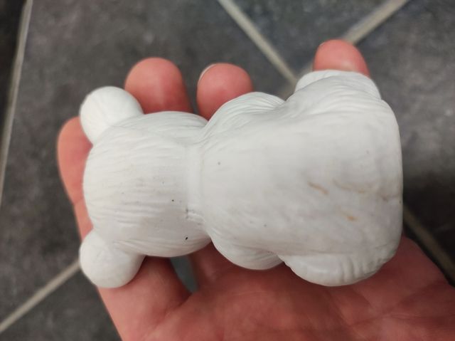 Soprammobile orsetto azzurro bianco