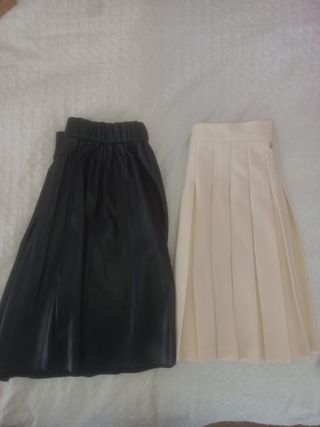2 faldas 12 años/ xs