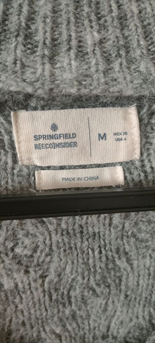 Jersey gris Springfield talla S