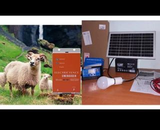 PASTOR ELÉCTRICO 12V SOLAR,PLACA,BATERÍA, NUEVO