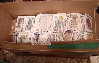 Cupones de la once antiguos