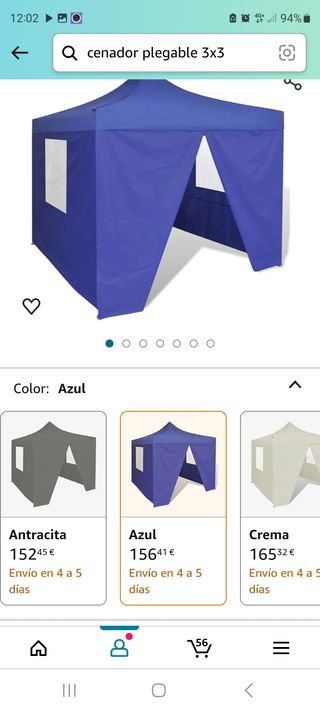 carpa pergola cenador 3x3