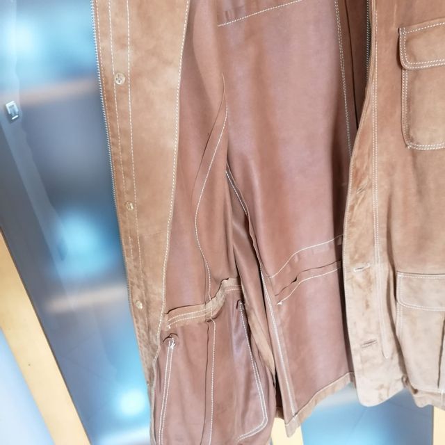 Giacca uomo scamosciata vera pelle Luca d'Altieri