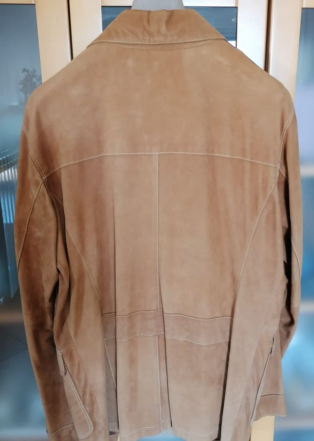 Giacca uomo scamosciata vera pelle Luca d'Altieri