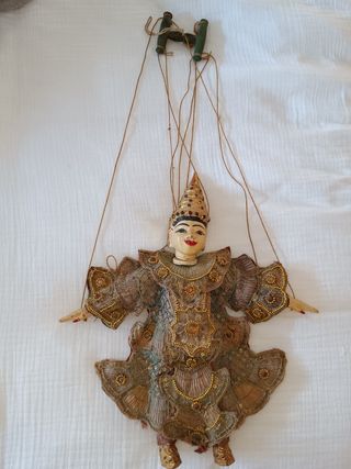 Figura bronce africana 