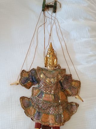 Figura bronce africana 
