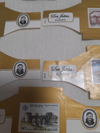 Lote vitolas colección Europa