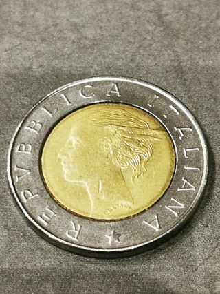 500 lire anniversario banca italia 1993