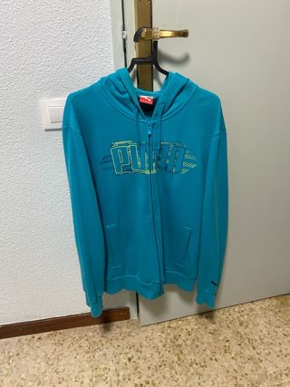 Sudadera azul clara puma talla M