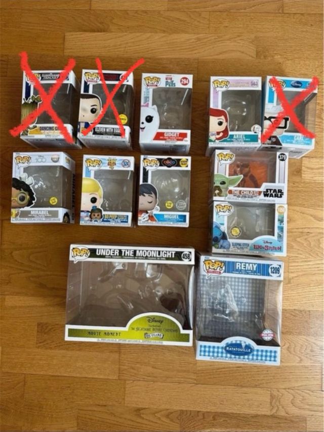 Cajas funko pop vacías