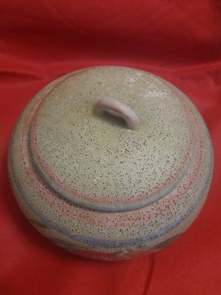 Centrotavola/biscottiera ceramica artigianale