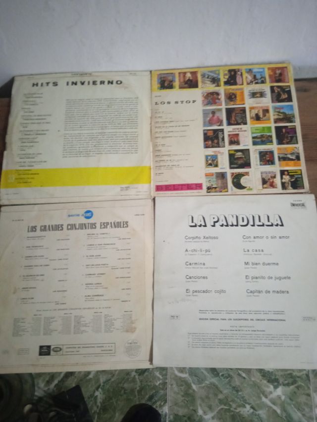 Lote discos de vinilo lps
