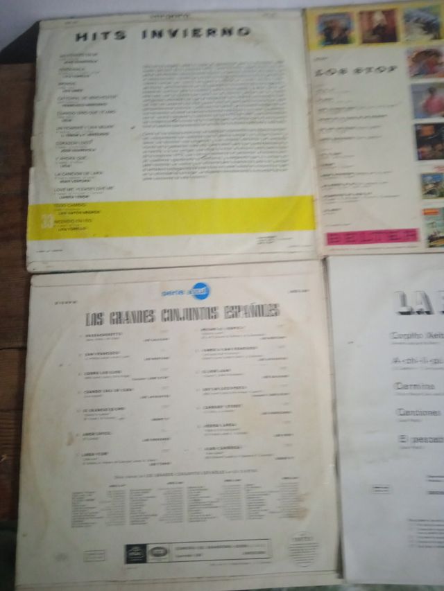 Lote discos de vinilo lps