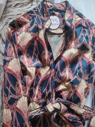 Camisa Retro mujer manga francesa 