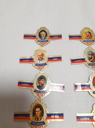 Lote de vitolas colección personajes