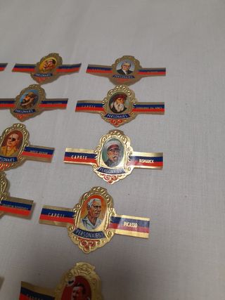 Lote de vitolas colección personajes
