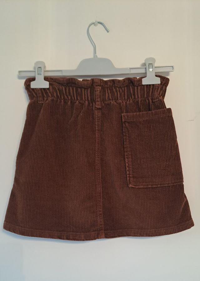 Falda niña Zara de pana, talla 10(140cm)