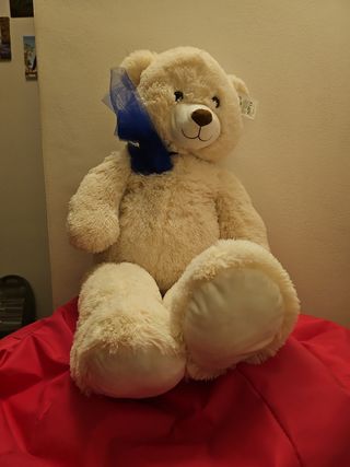 Orsacchiotto di peluche bianco