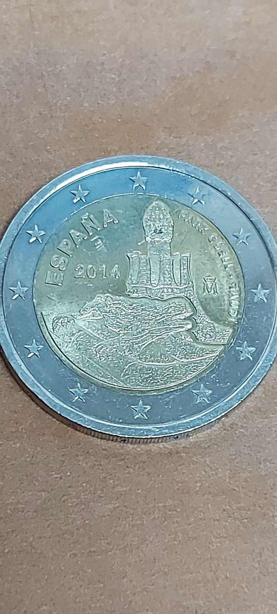 Moneda muy rara España 2014 de 2€