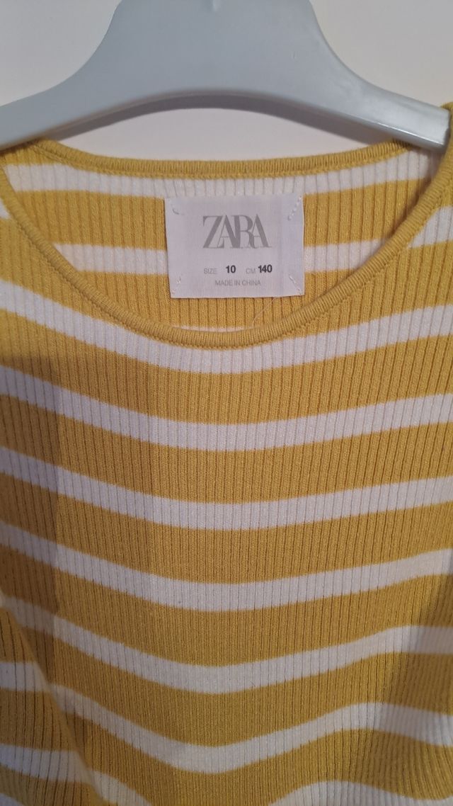 Camiseta body niña zara talla 10(140cm)